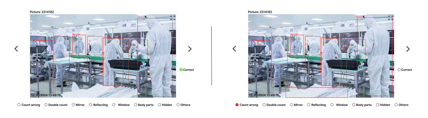 AI Output Human Varification Optimized Interface